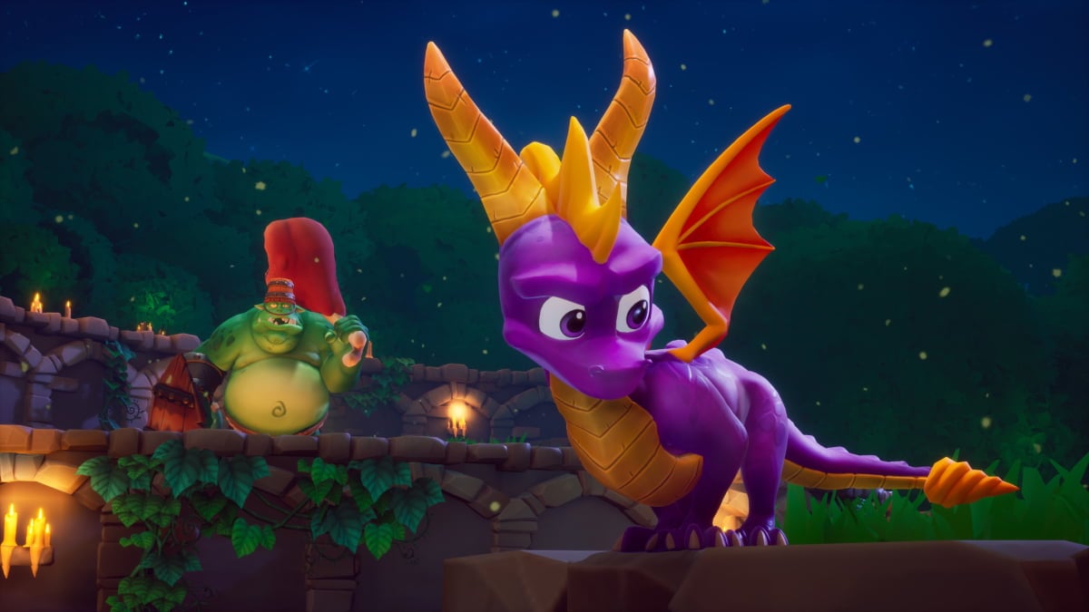 Spyro the Dragon in a promotional image for Spyro Reignited Trilogy.