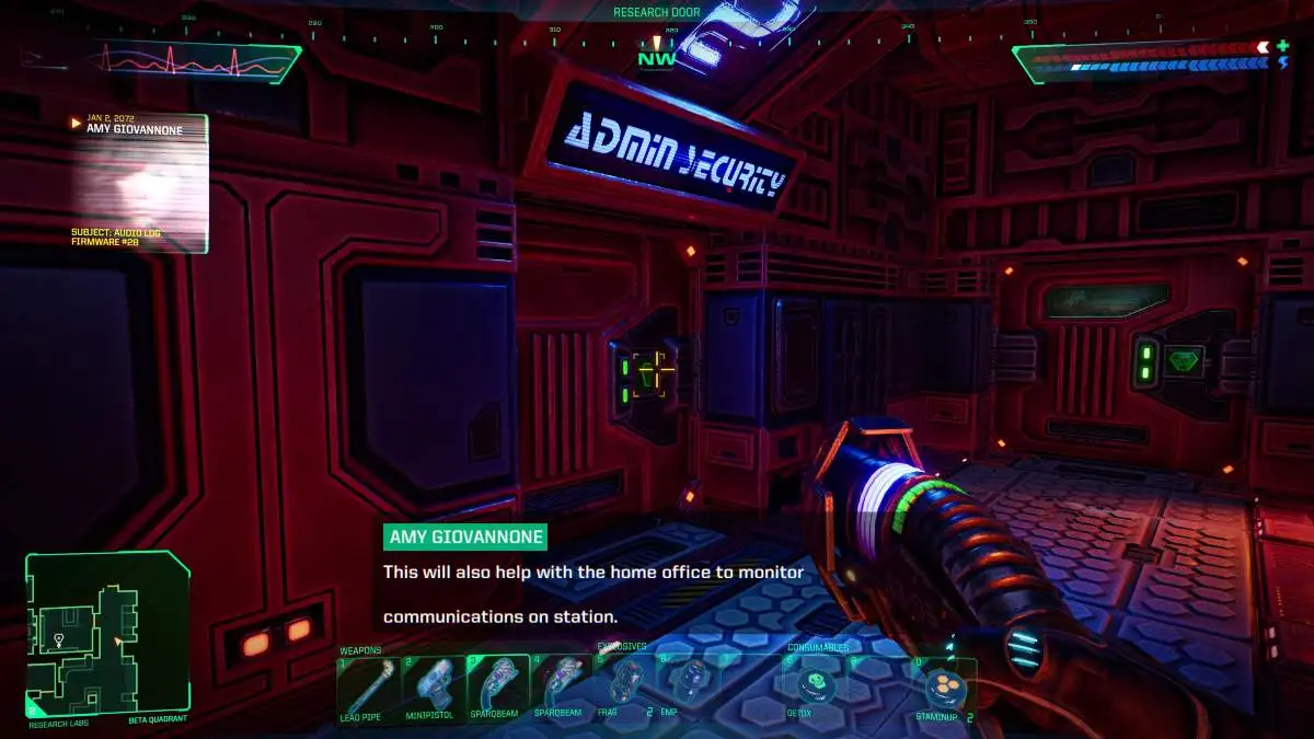 System Shock remake: Where to find the Safety Override code