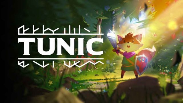 the main title poster for the game Tunic