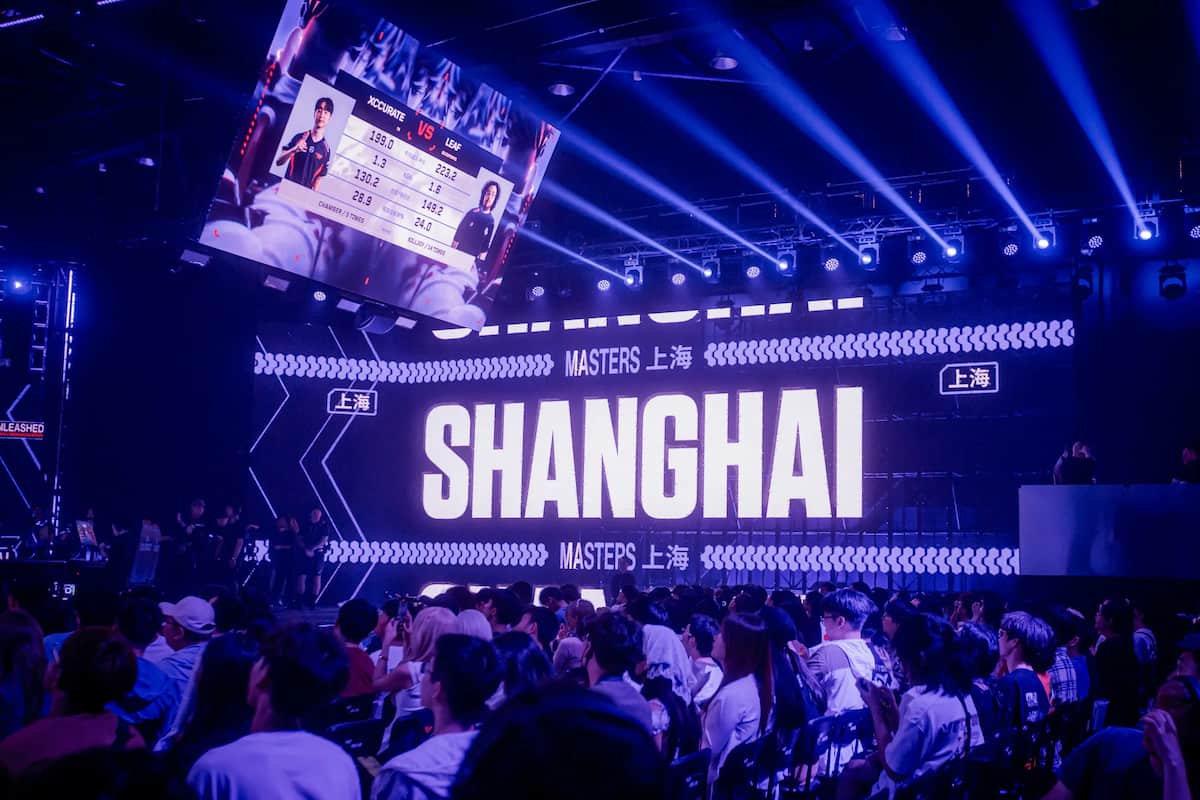 A view of the atmosphere at the VALORANT Masters Shanghai Swiss Stage.