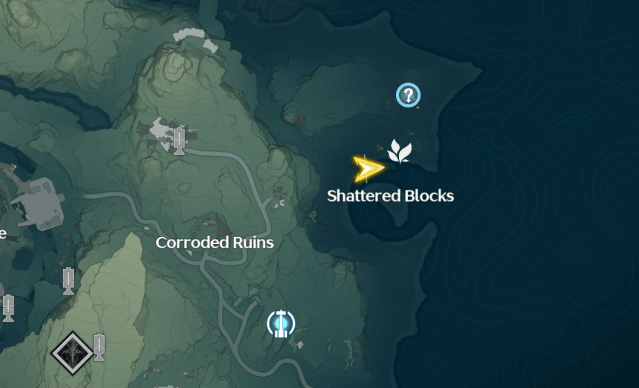 Shattered Blocks Violet Corals location in Wuthering Waves