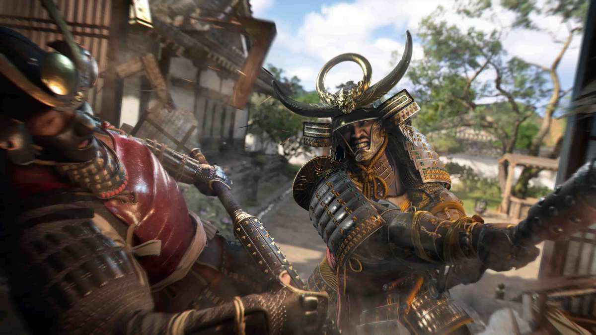 Yasuke attacks an enemy in AC Shadows