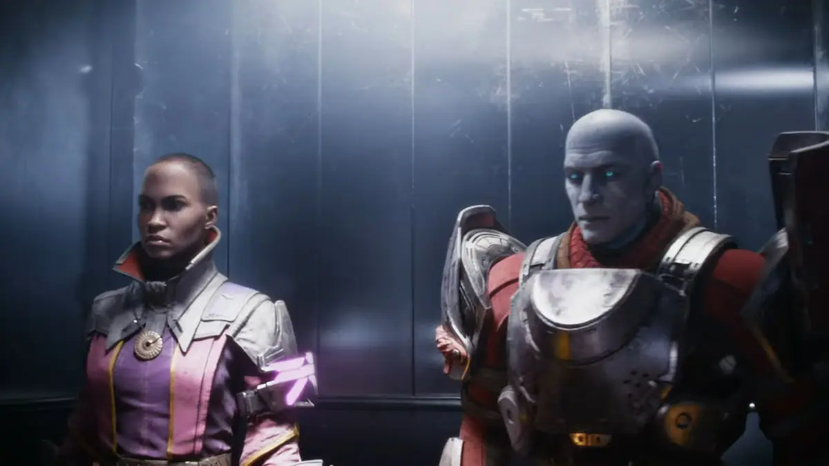 Zavala and Ikora take an elevator in a teaser for The Final Shape.