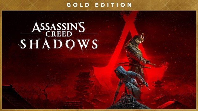 Naoe and Yasuke featured in AC: Shadows' Gold Edition cover.
