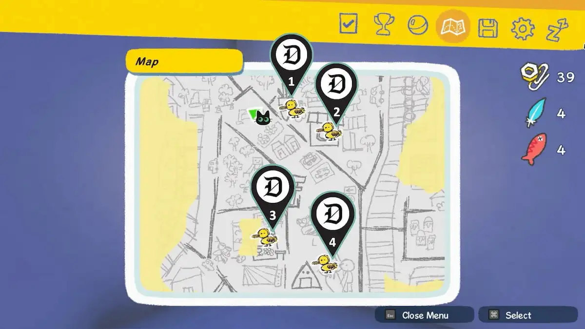 Little Kitty, Big City: All duckling locations and how to get each one