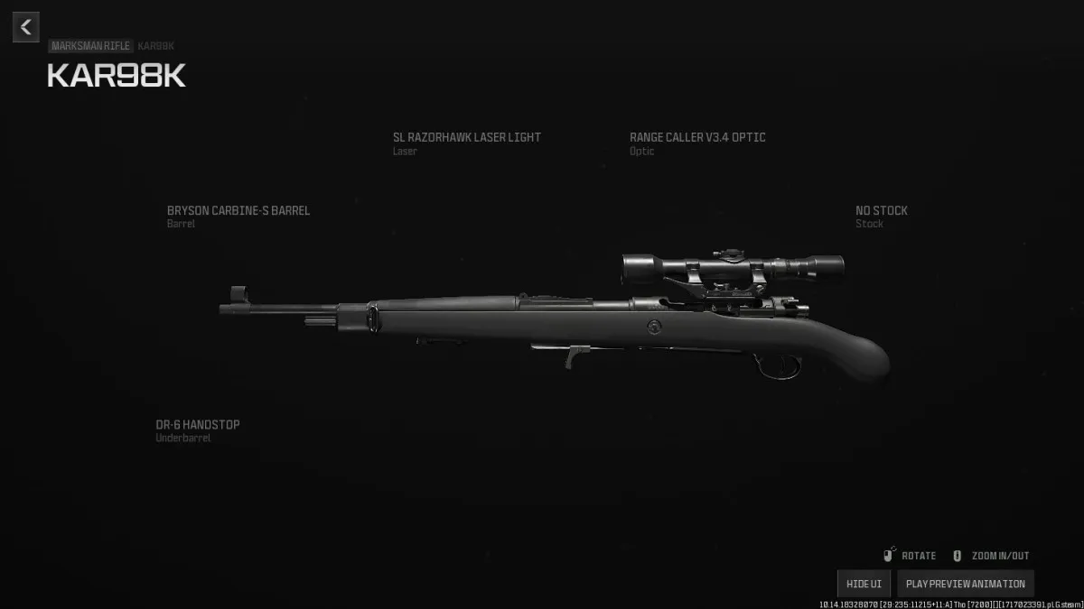 Лучшая комплектация Kar98k в MW3.