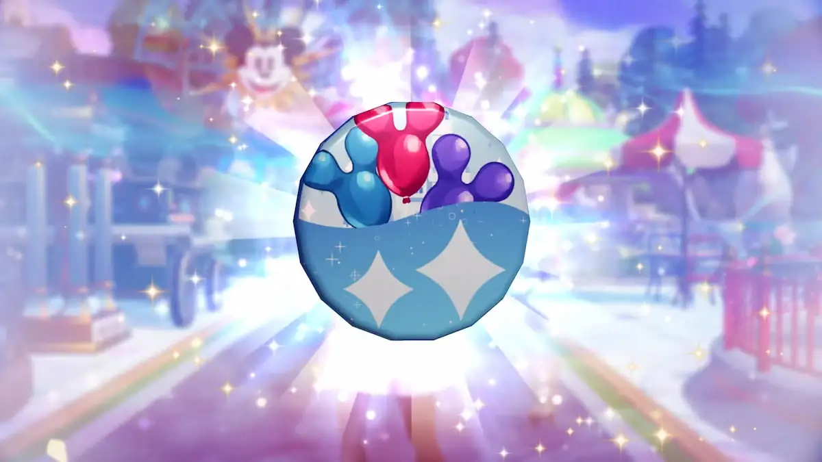 The Blue Button in Disney Dreamlight Valley.