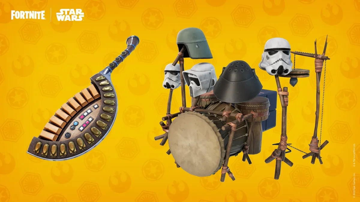 The Cantina Band equipment in Fortnite.