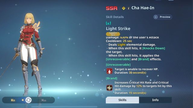 cha's light strike ability in solo leveling arise