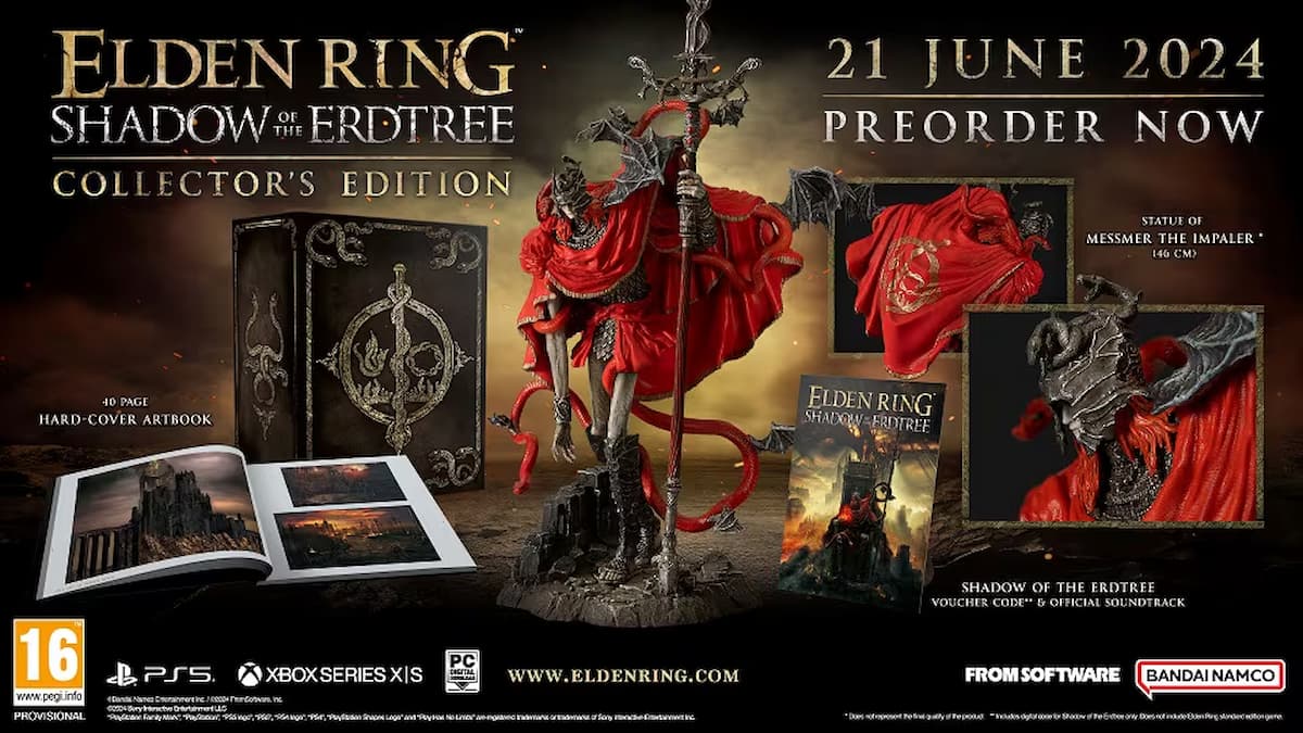 Elden Ring: Shadow of the Erdtree Collector’s Edition price and contents