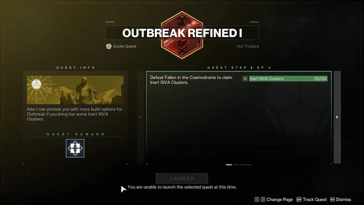 Как выполнить квест Outbreak Refined 1 в Destiny 2