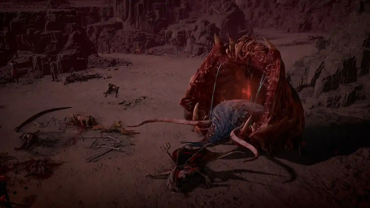 Helltide monster in Diablo 4.