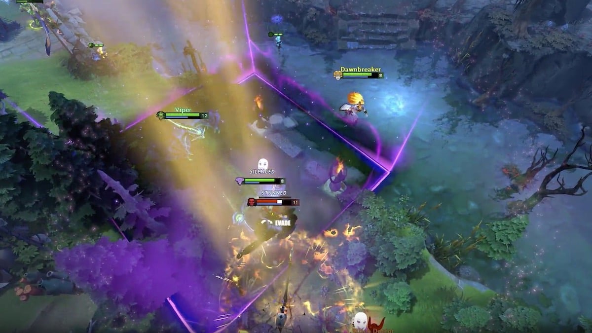Faceless Void casting the new version of Chronosphere in Dota 2 Patch 7.36