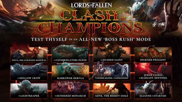Clash of Champions boss list in Lords of the Fallen