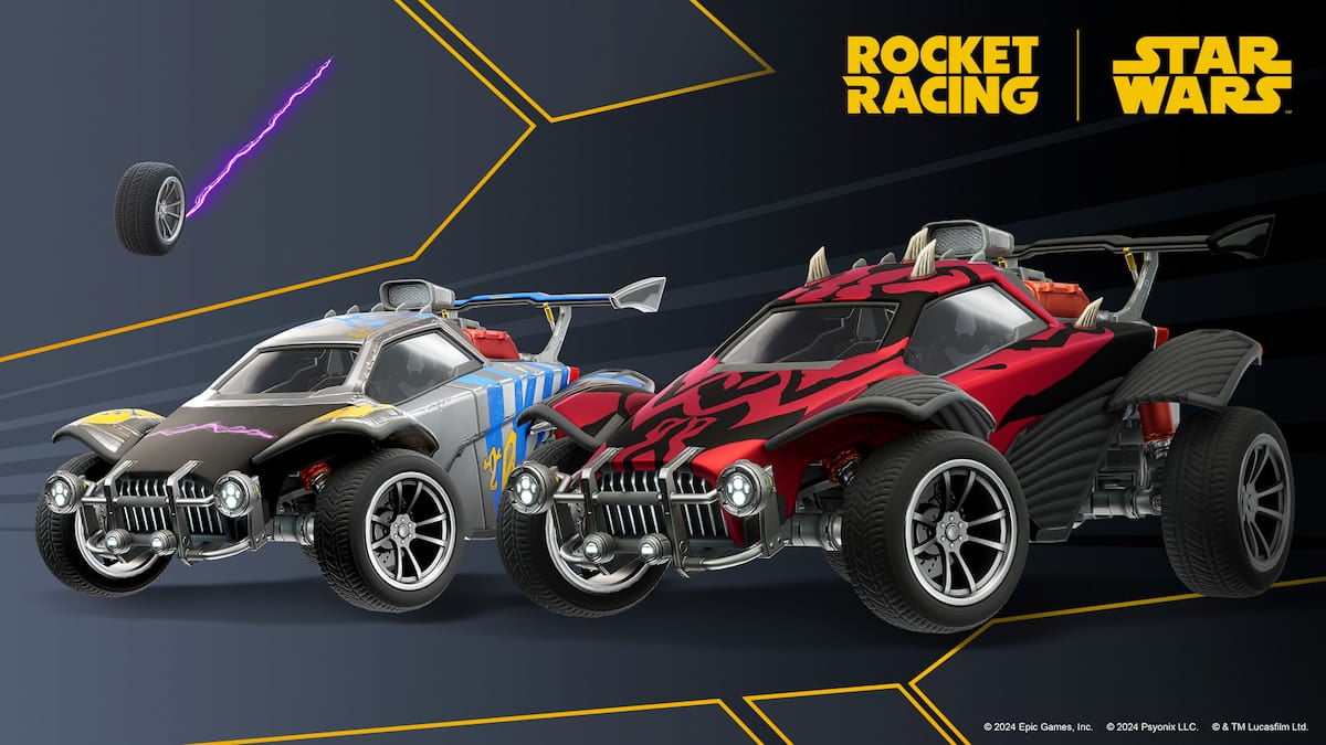 Darth Maul and Anakin decals for Fortnite Rocket Racing