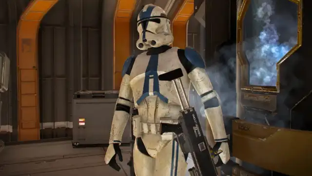 501st clone trooper in Helldivers 2