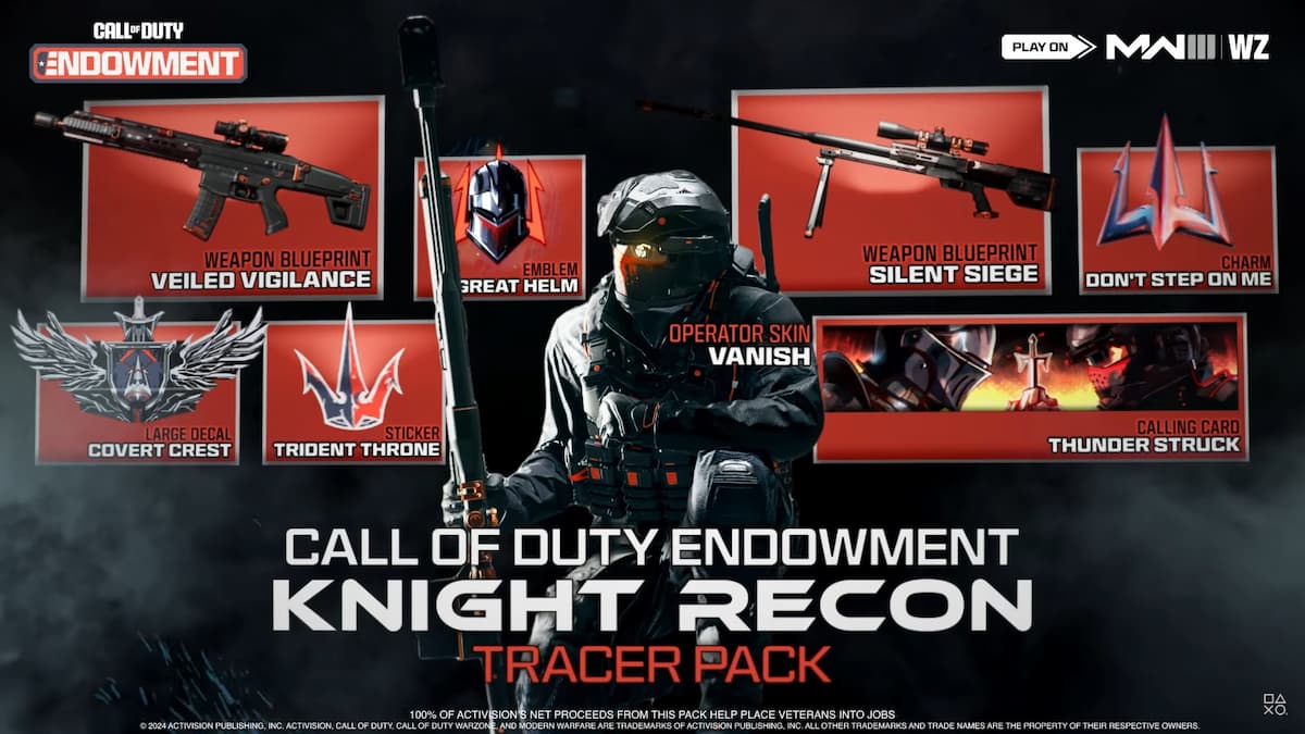 CoD’s latest charity bundle features 11 items for MW3 and Warzone to help support veterans