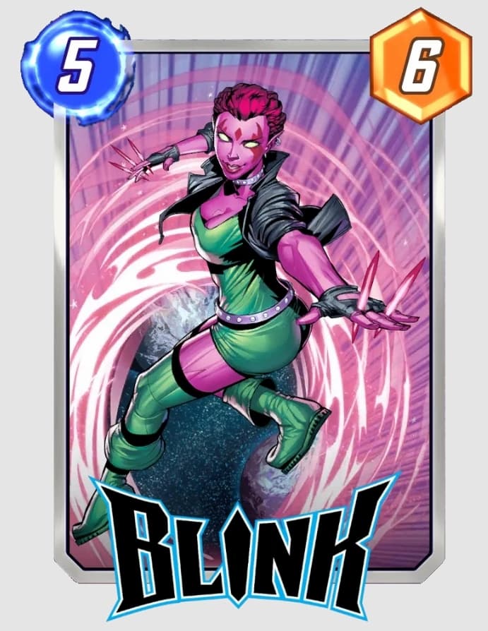 Blink Marvel Snap card