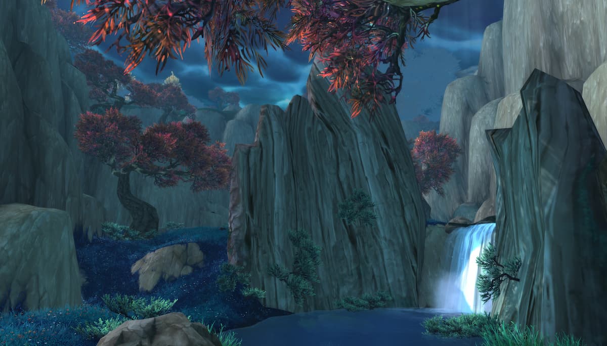 A shot of the Widening Deep in WoW Mists of Pandaria Remix, where the Voress'thalik quest takes place