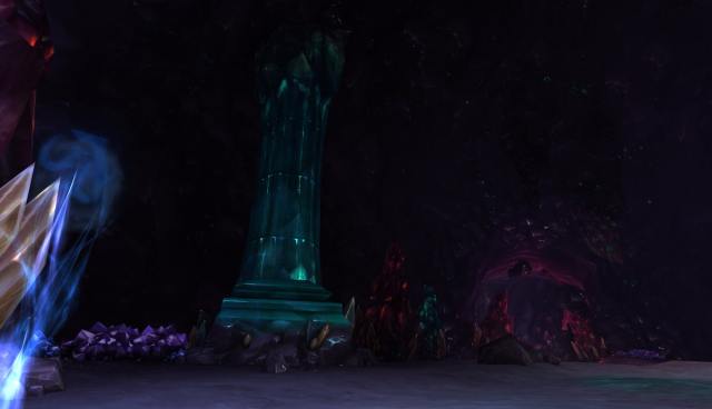 Interior of the Stonecore dungeon in WoW Cataclysm