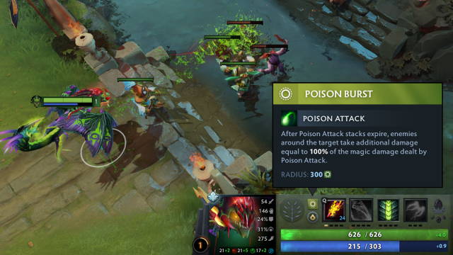 An in-game screenshot of Hero Facet selection for Viper in Dota 2.