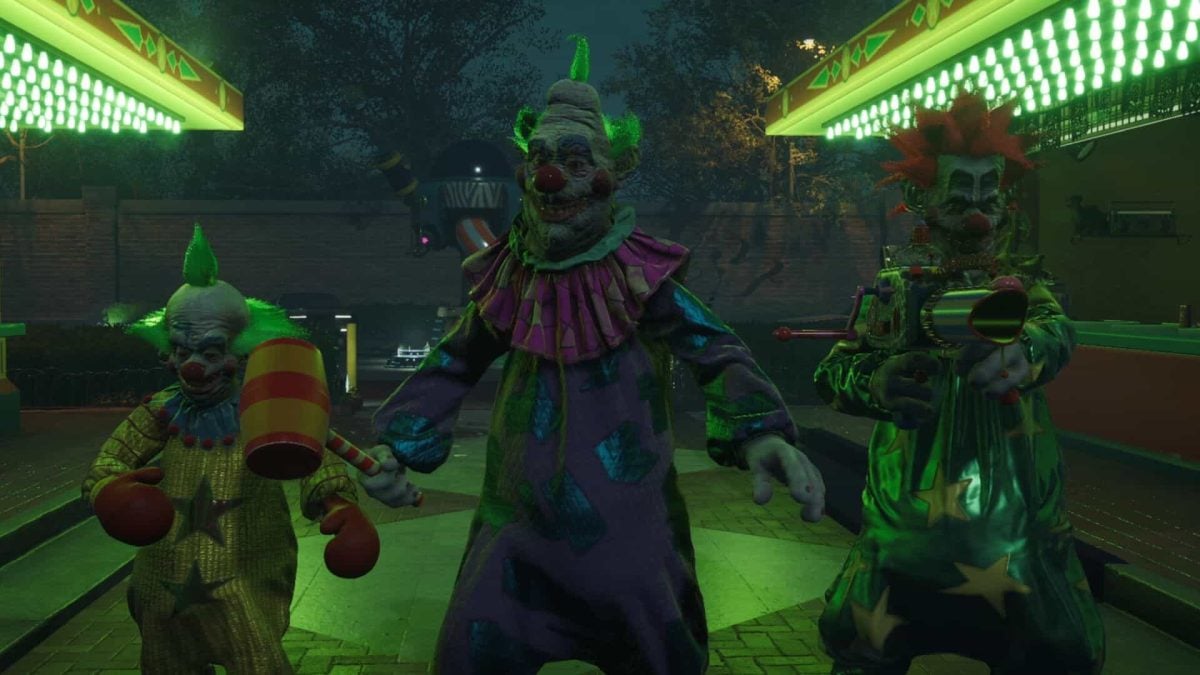 klowns in a squad in killer klowns from outer space