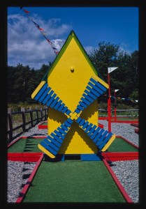 A picture of a mini golf course in Maine