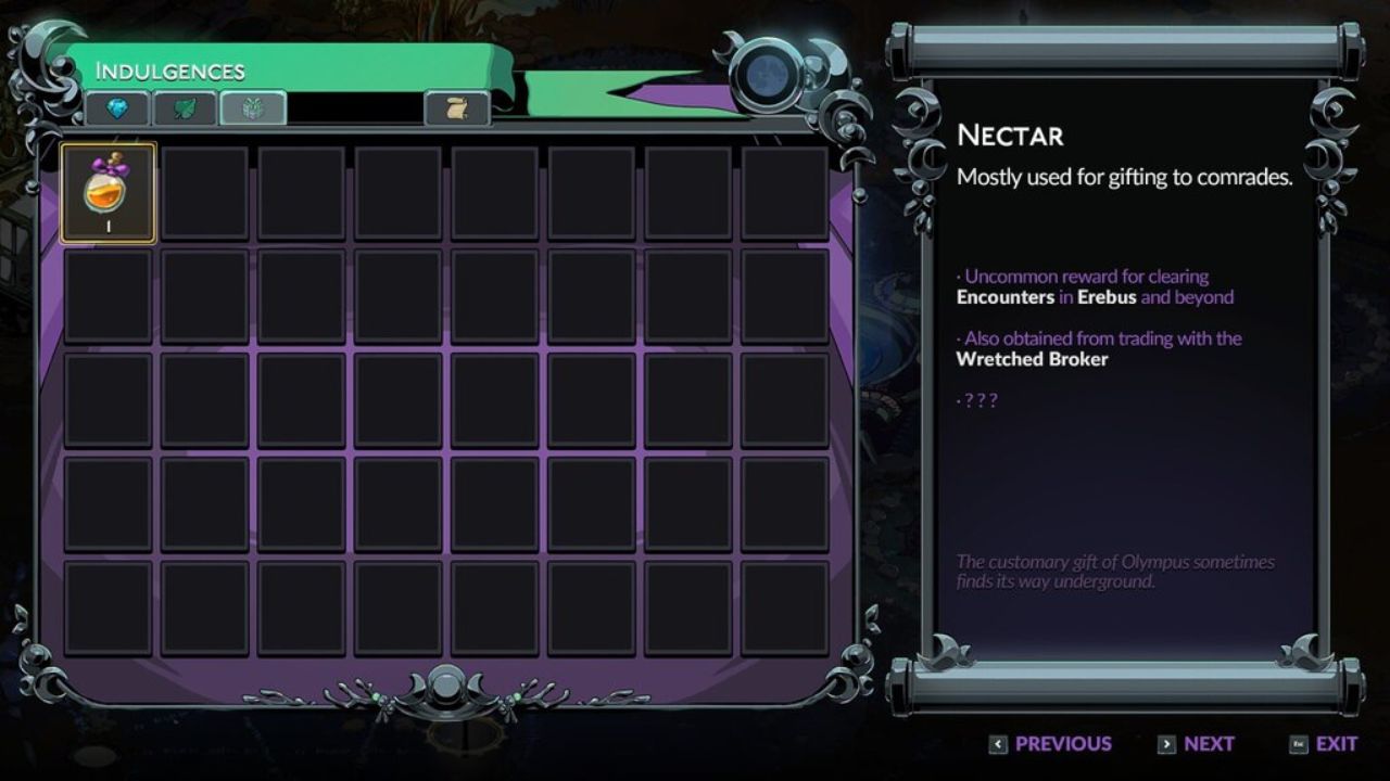 How to get Nectar in Hades 2