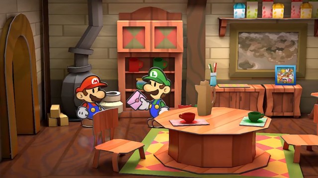 Image showing Mario and Luigi in Paper Mario: The Thousand-Year Door