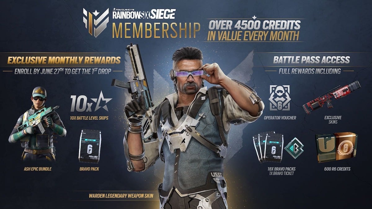 What is Rainbow Six Siege Membership? All perks and how to join