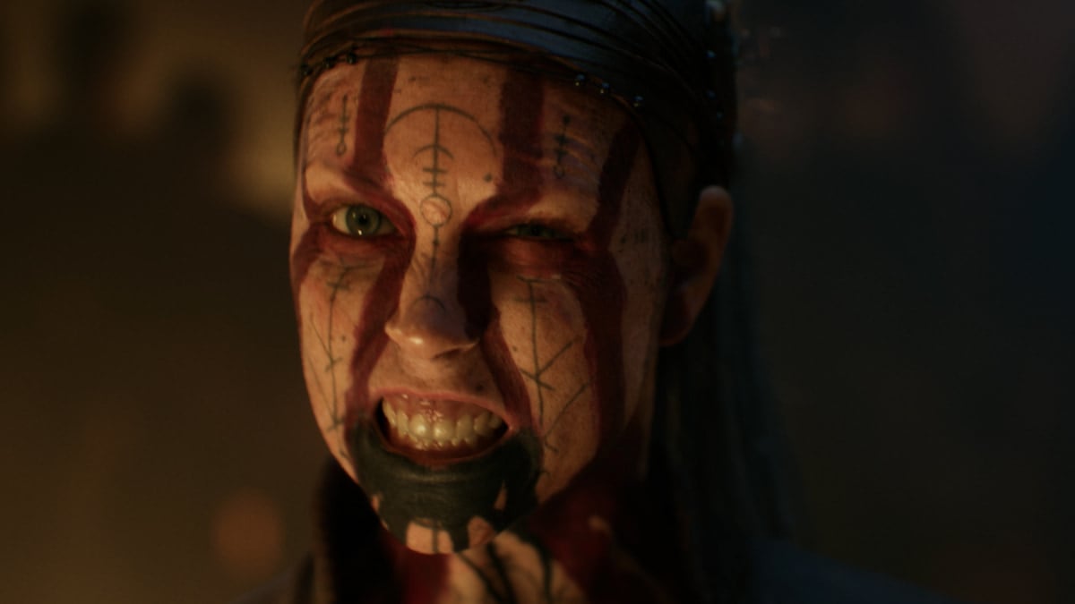 Senua's angry in Hellblade 2.