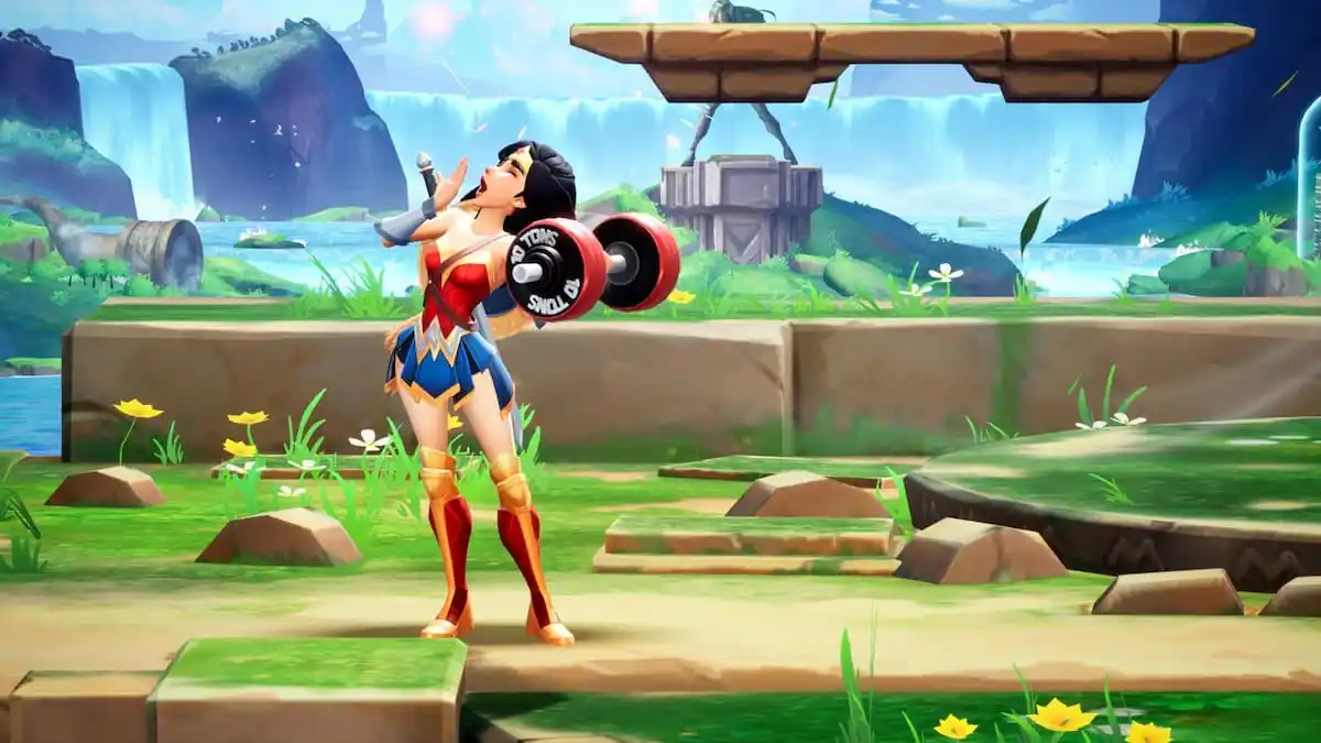 An in game image of Wonder Woman from MultiVersus