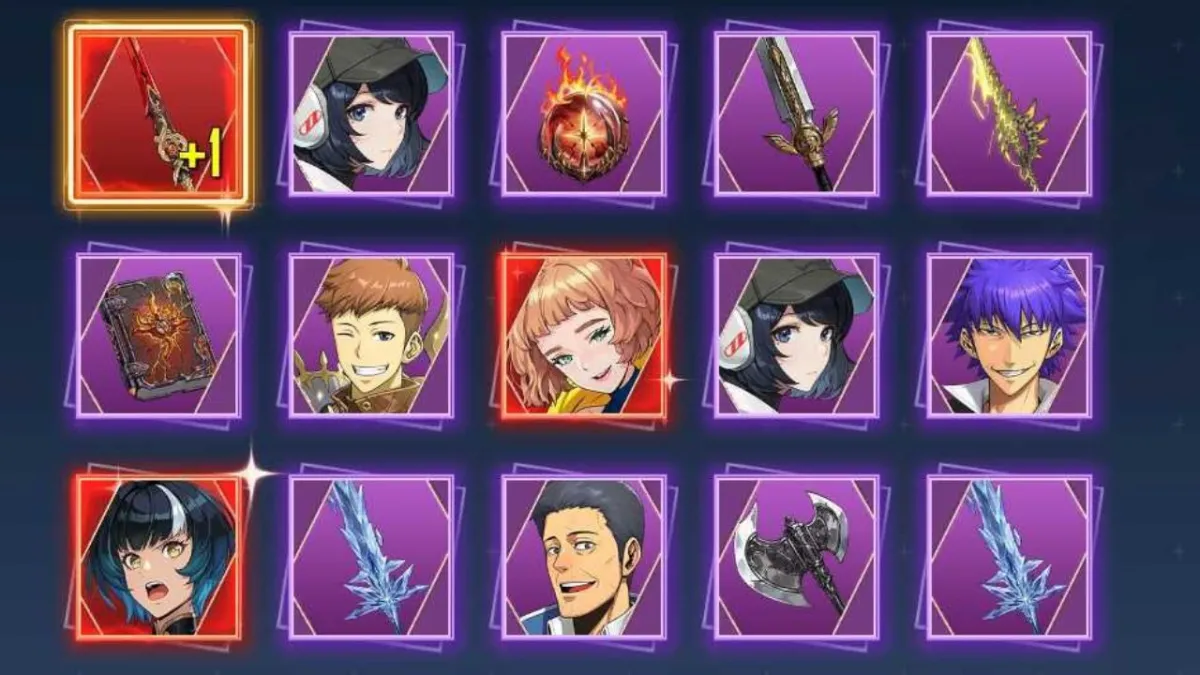 The Solo Leveling Arise Special summons icons after 15 rolls.