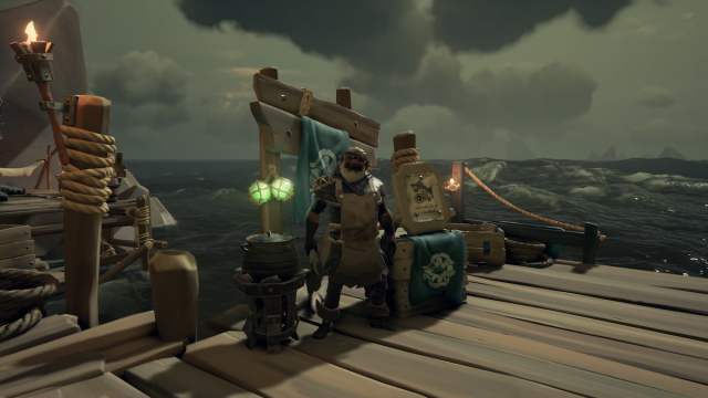 Hunter's Call NPC at the Seapost in Sea of Thieves