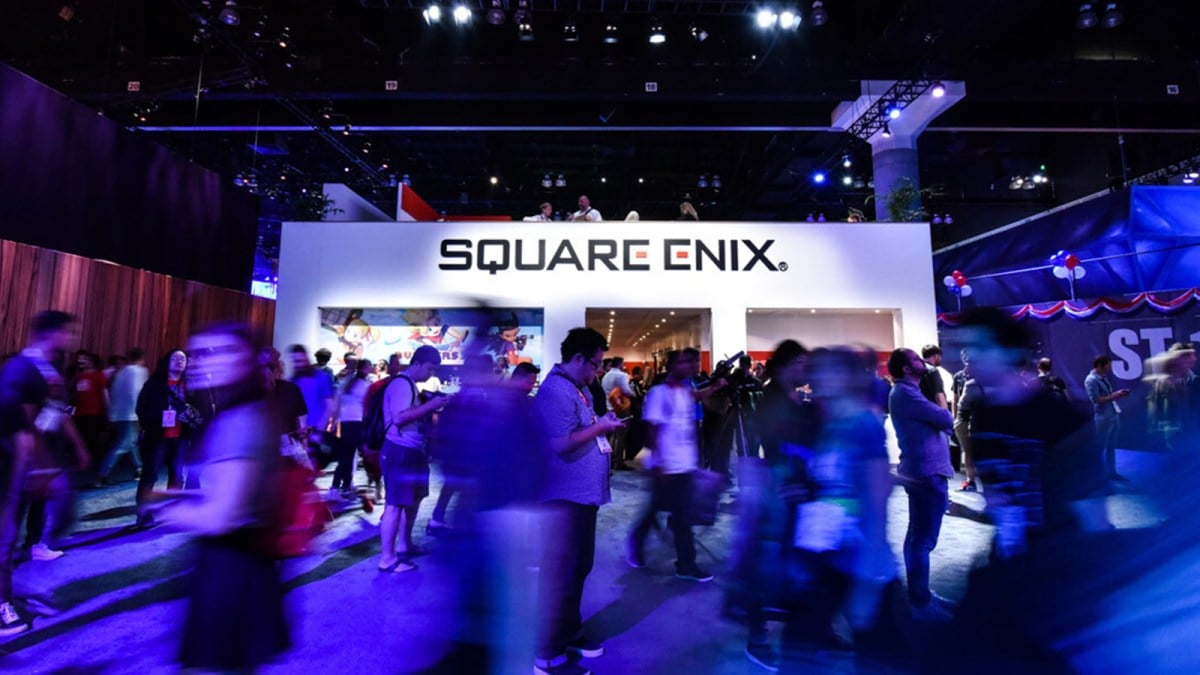 Square Enix booth in a convention