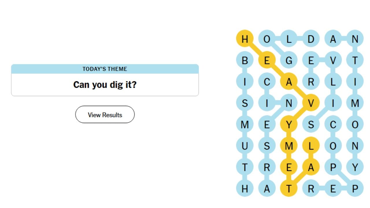 Can you dig it – Strands NYT hints and answers (May 7)