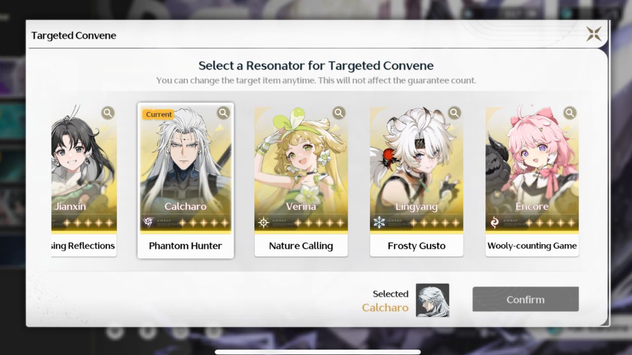 Which Resonator should you select for a Targeted Convene in Wuthering Waves
