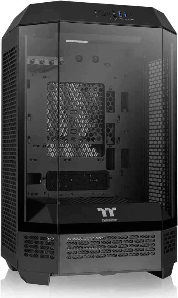 Thermaltake Tower 300 micro-ATX PC case on white background