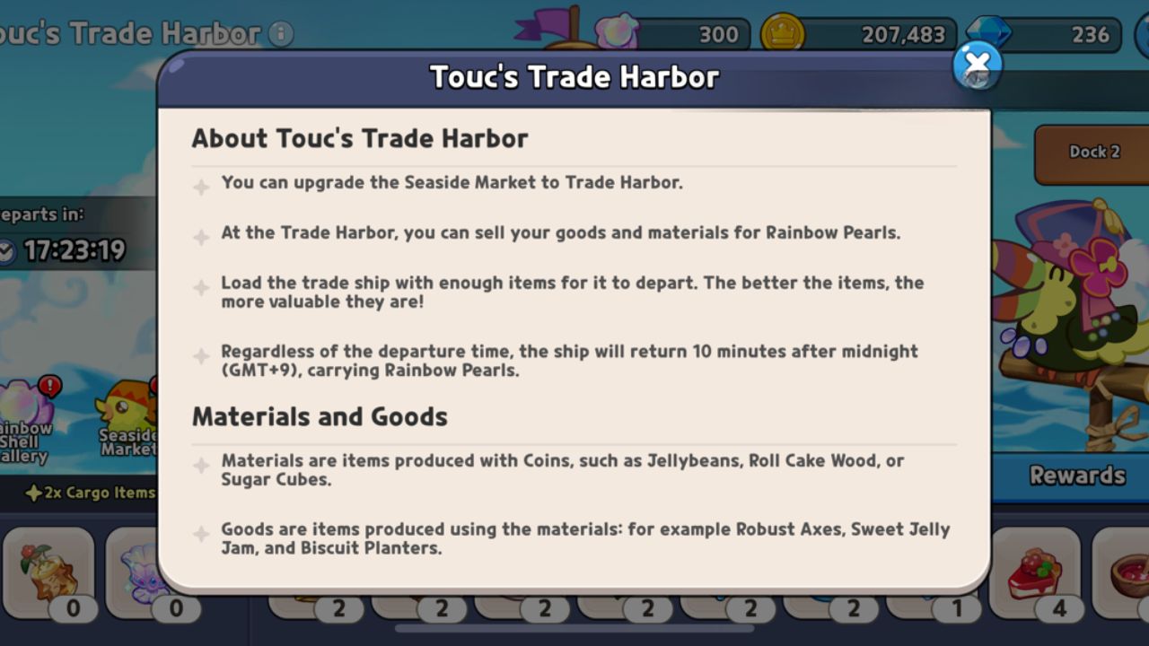 How to unlock and use Touc’s Trade Harbor in Cookie Run Kingdom