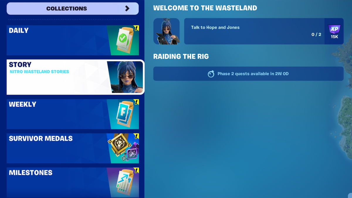 All Welcome to the Wasteland quests in Fortnite Chapter 5, season 3