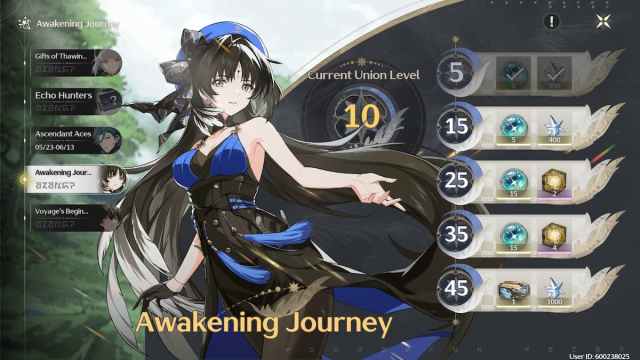 Awakening Journey event in Wuthering Waves