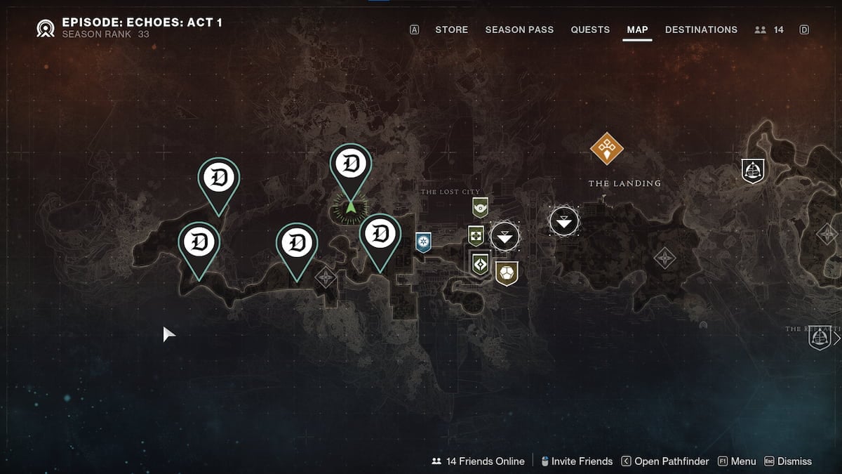 All Lost City feathers in Destiny 2