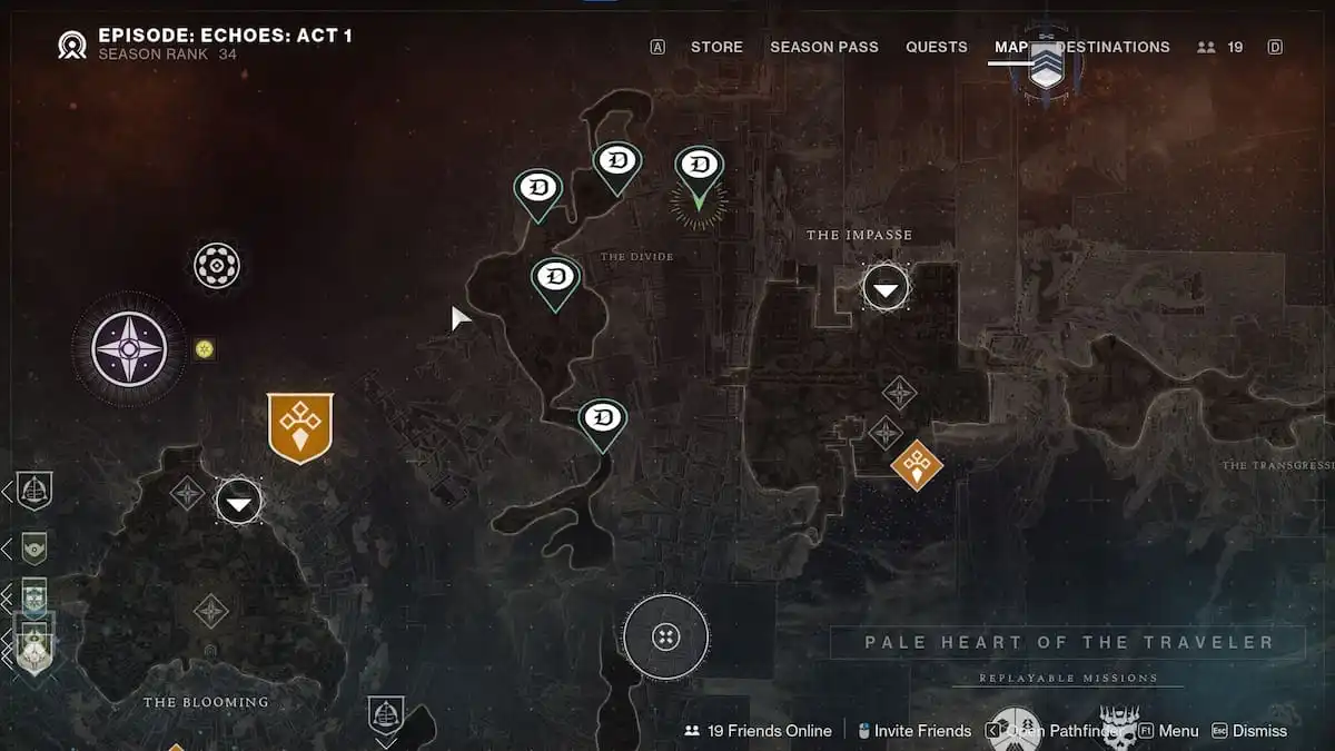 All The Divide Feathers of Light locations in Destiny 2