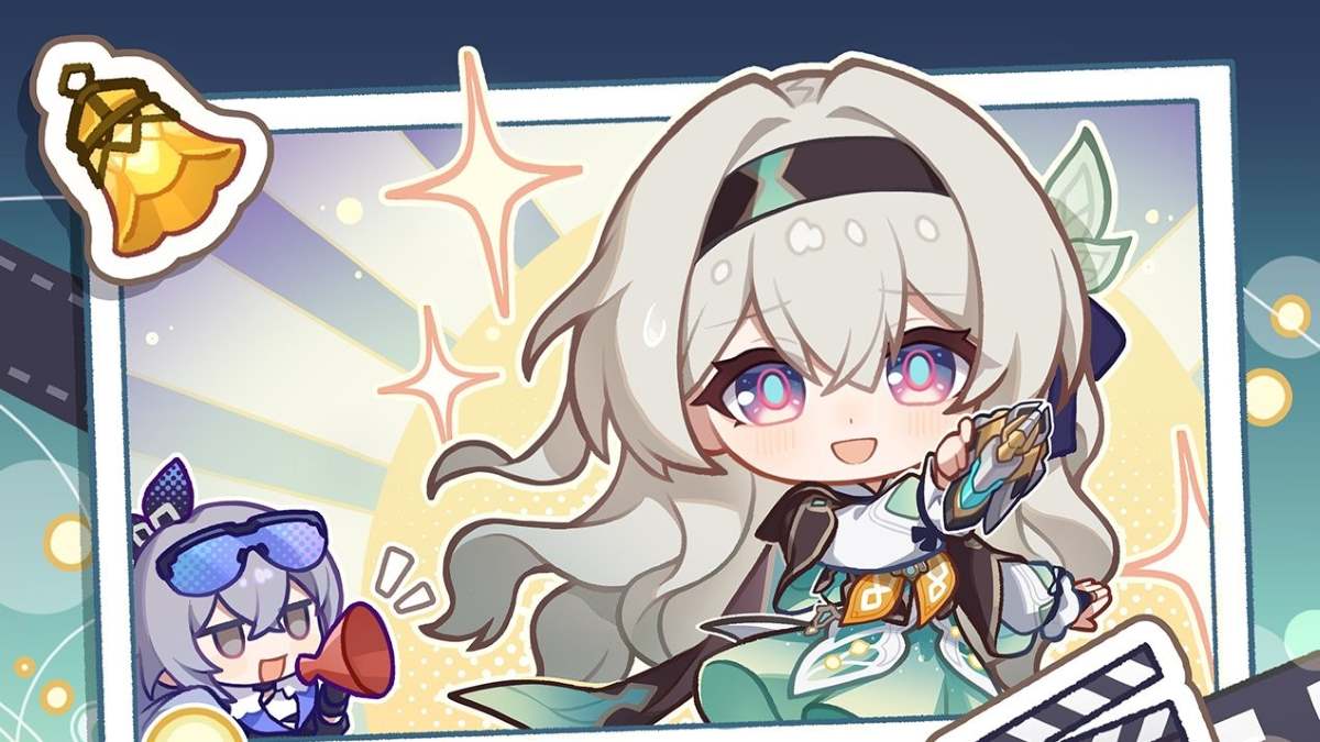 Chibi Firefly and Silver Wolf in Honkai: Star Rail.