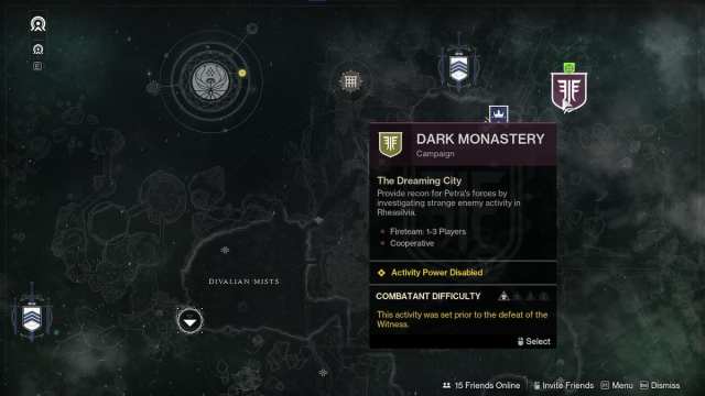 Dark Monastery in Destiny 2 Strike