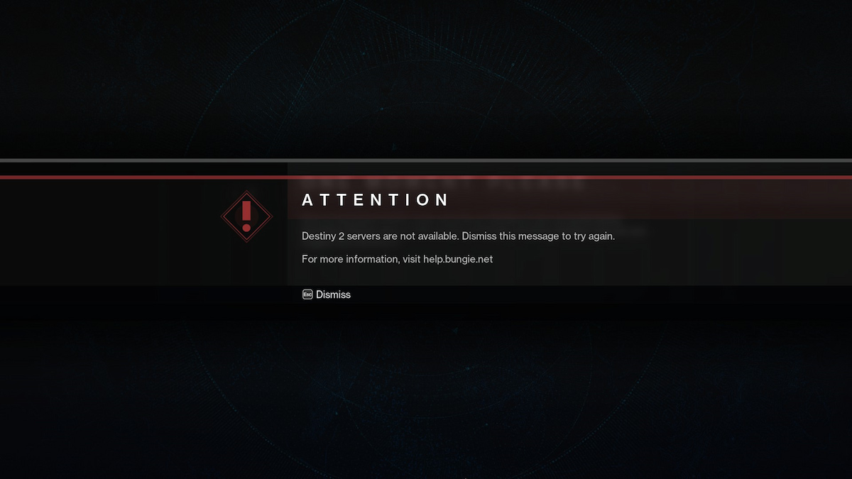 'Destiny 2 servers are not available' error explained for The Final Shape