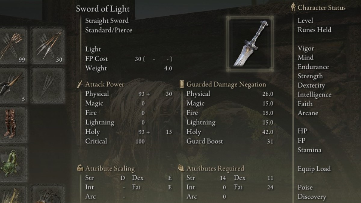 How to get the Sword of Light in Elden Ring Shadow of the Erdtree