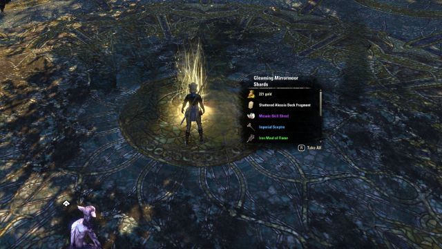 gleaming mirrormoor shard and some rewards in eso gold road's west weald mirrormoor incursion event