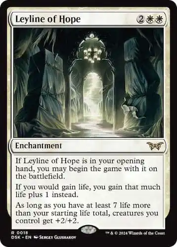 Pathway carved out of from a giant structure in Duskmourn MTG set