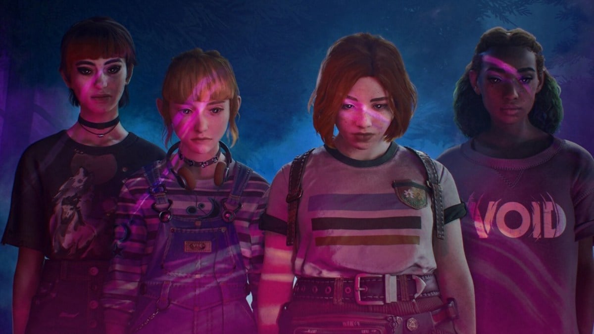 Nora, Autumn, Kat, and Swann from Lost Records: Bloom & Rage.